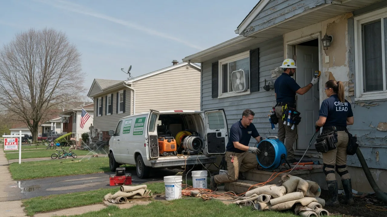 Flood Cleanup in Waterloo, IL near me