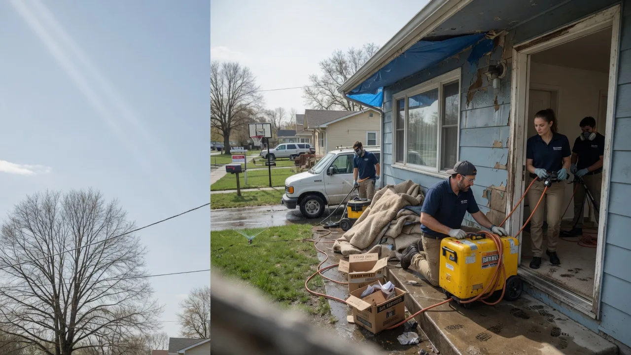 Basement Flood Cleanup in Waterloo, IL near me